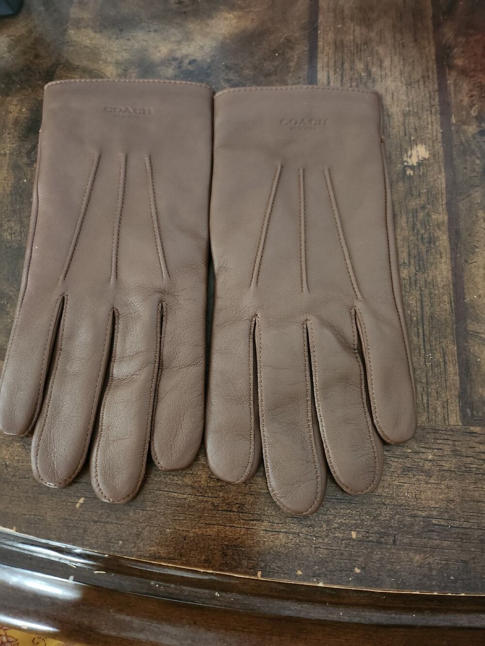 Coach Leather Gloves size S